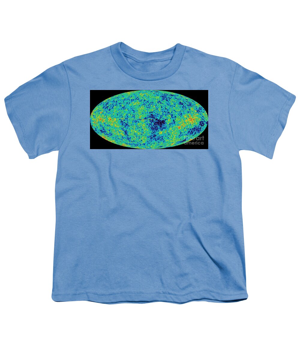 Age Youth T-Shirt featuring the photograph Map Microwave Background by NASA Science Source