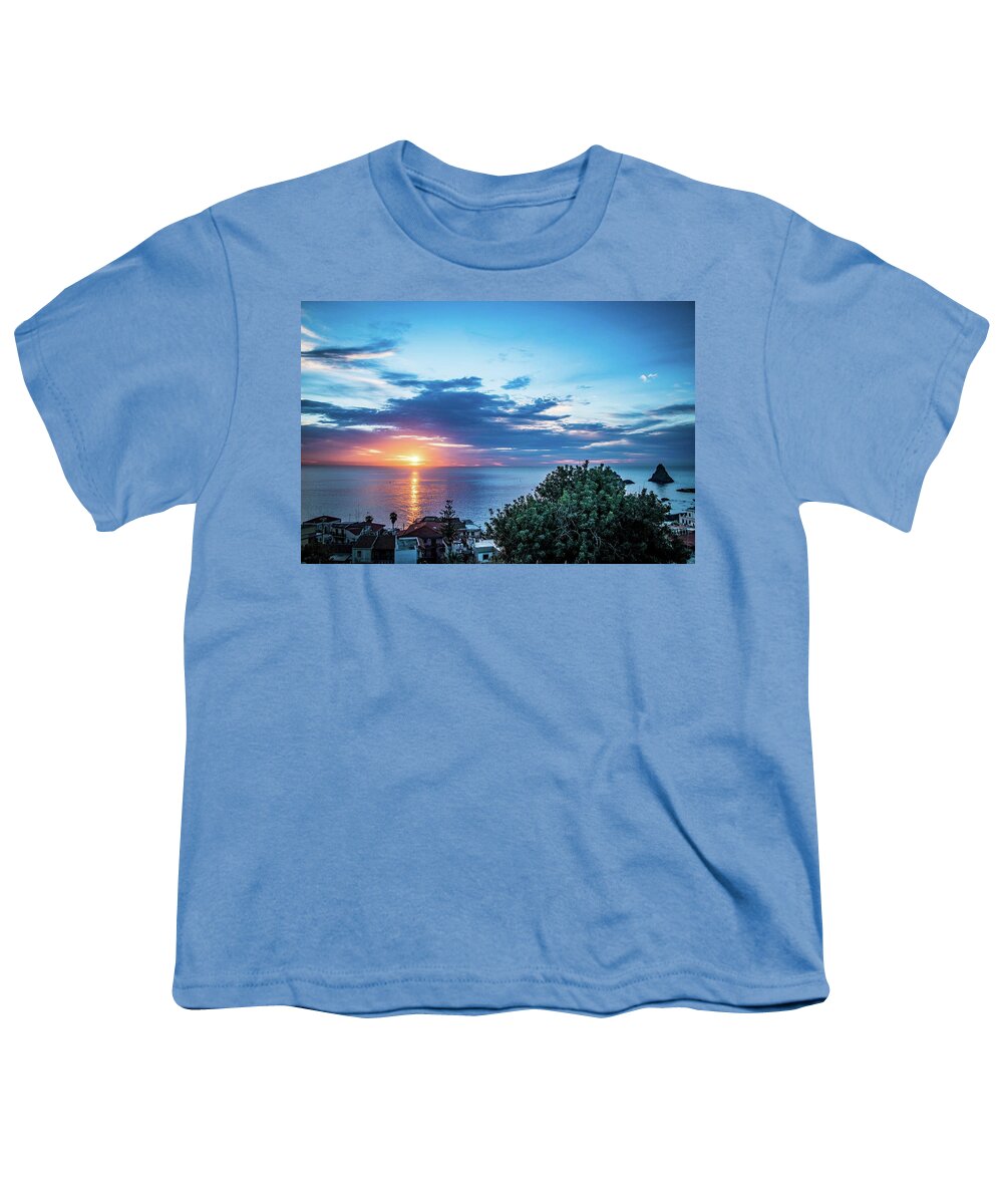 Sunrise Youth T-Shirt featuring the photograph Monet Morning by Larkin's Balcony Photography