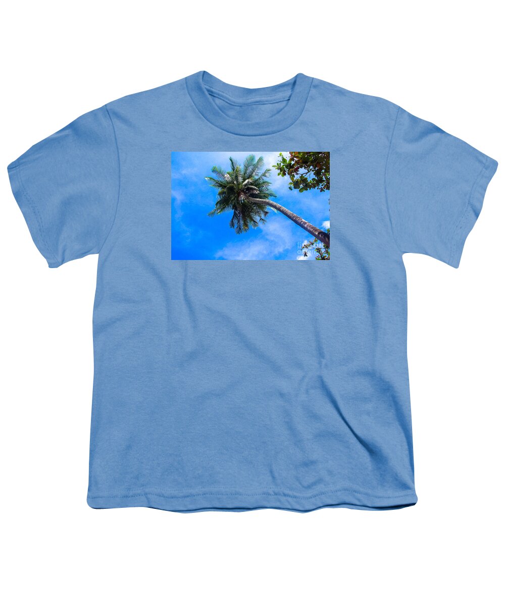 Tree Youth T-Shirt featuring the photograph Palm Tree by Andrea Anderegg