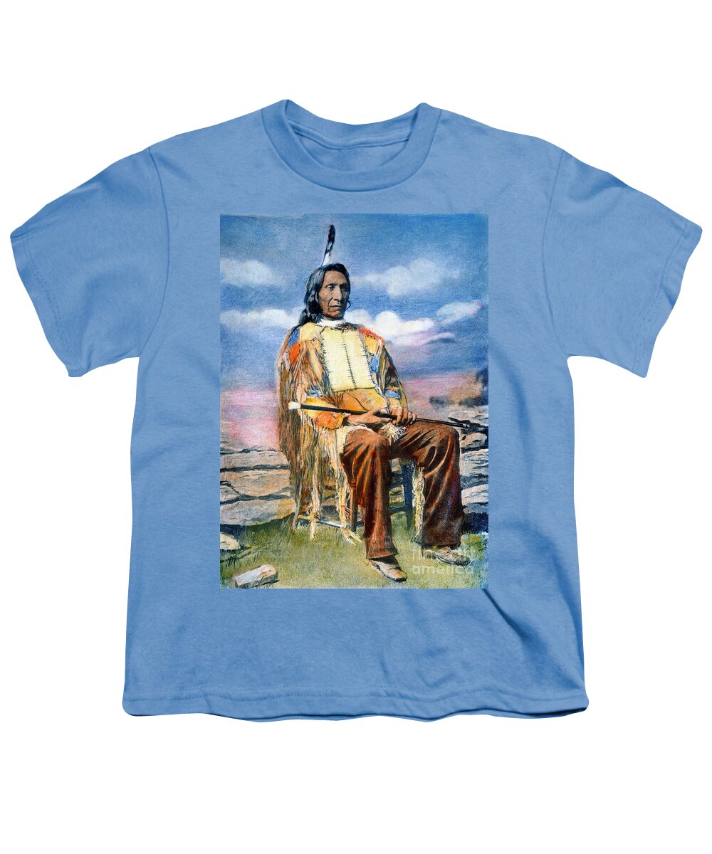 19th Century Youth T-Shirt featuring the photograph Red Cloud 1822-1909 by Granger