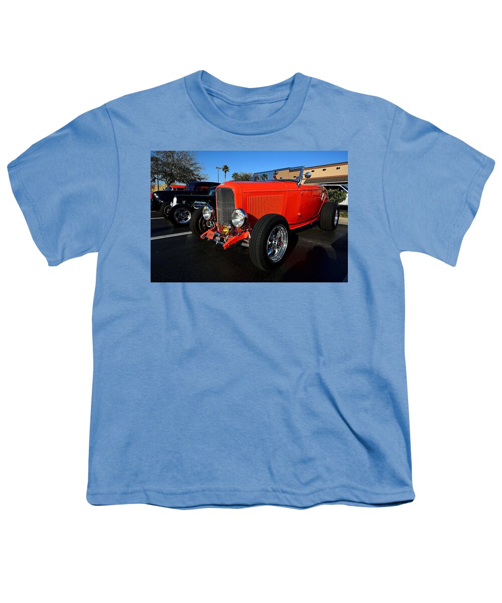 Roadster Youth T-Shirt featuring the photograph Roadster by Steve Brown