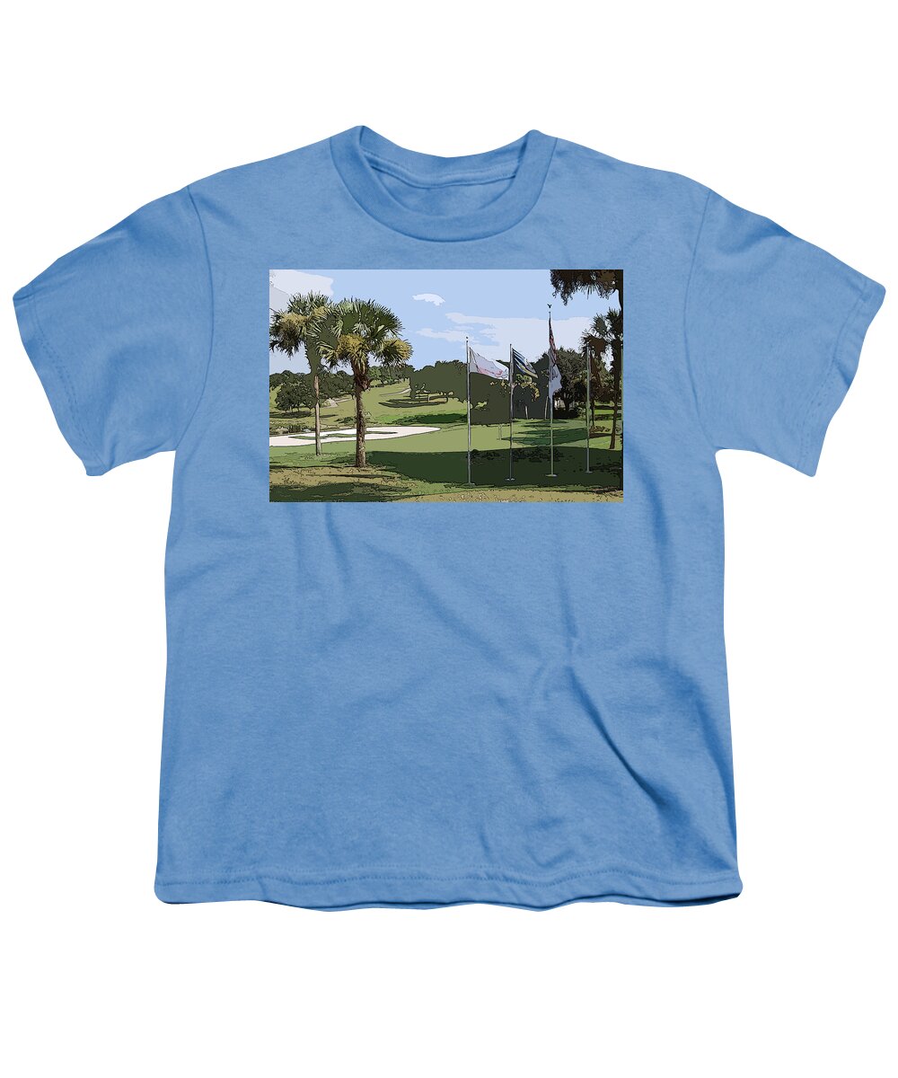 Golf Youth T-Shirt featuring the photograph Sixteen by James Rentz