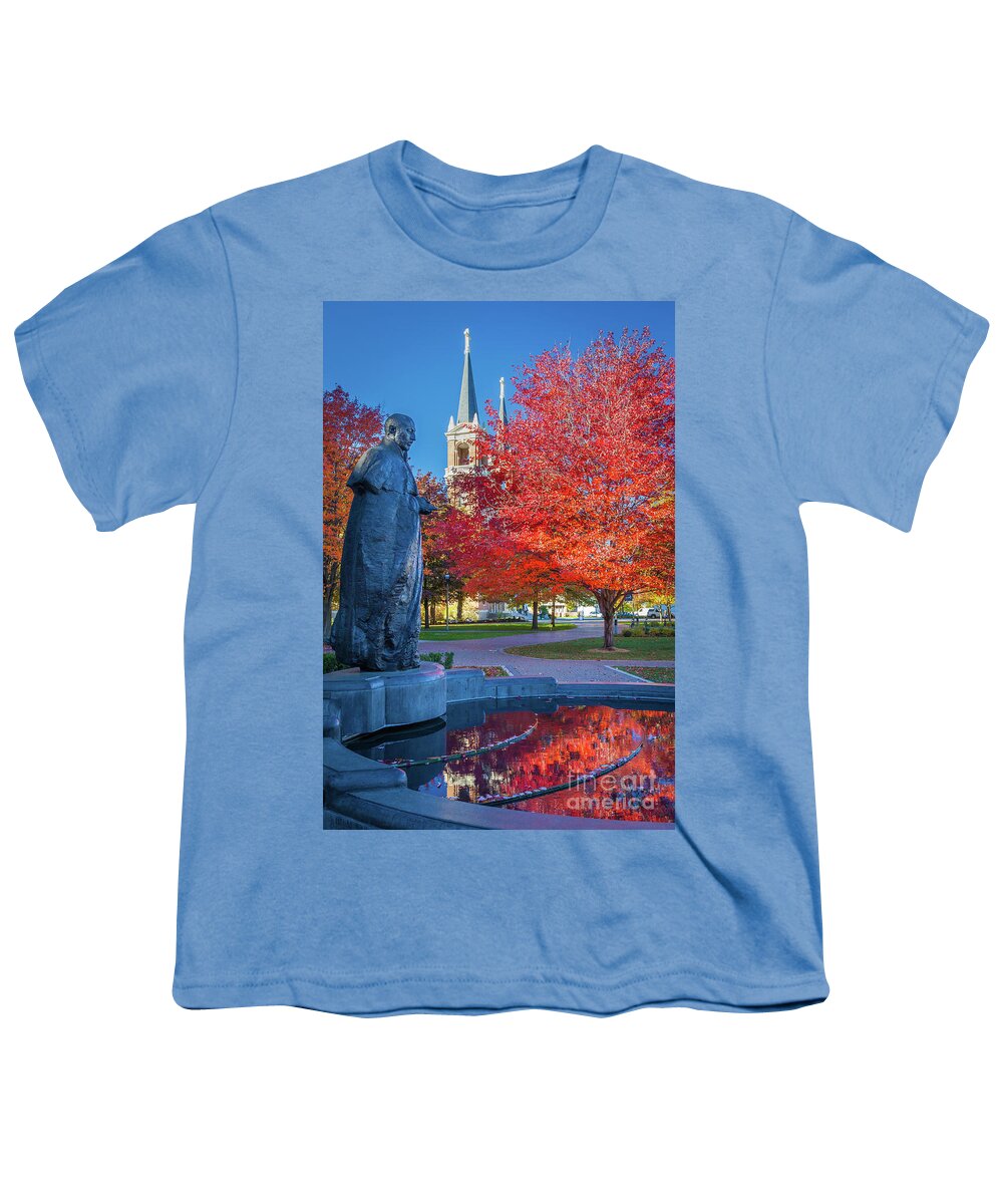 America Youth T-Shirt featuring the photograph St Ignatius at Gonzaga by Inge Johnsson