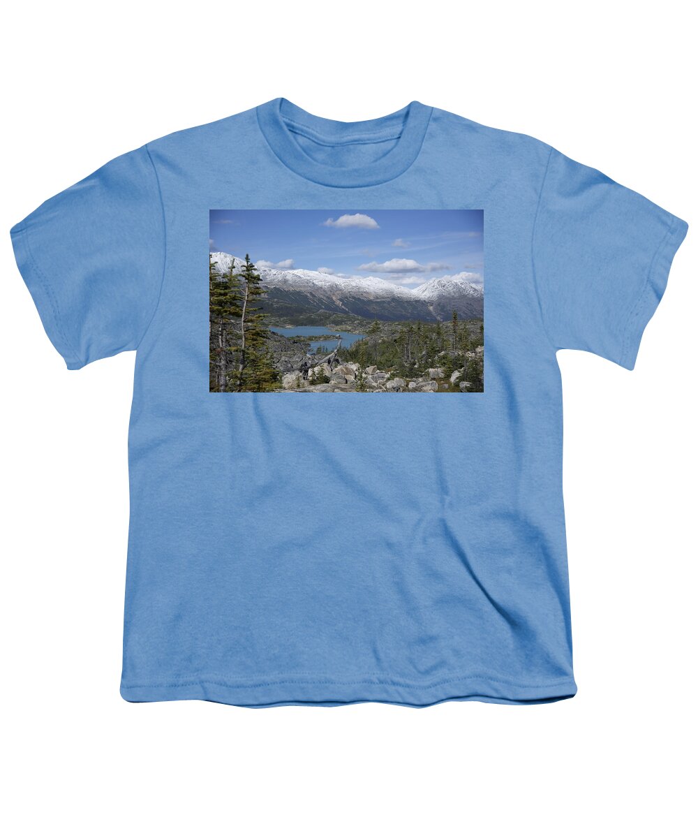 Stikine Mountains Youth T-Shirt featuring the photograph Stikine Mountains 14 by Richard J Cassato