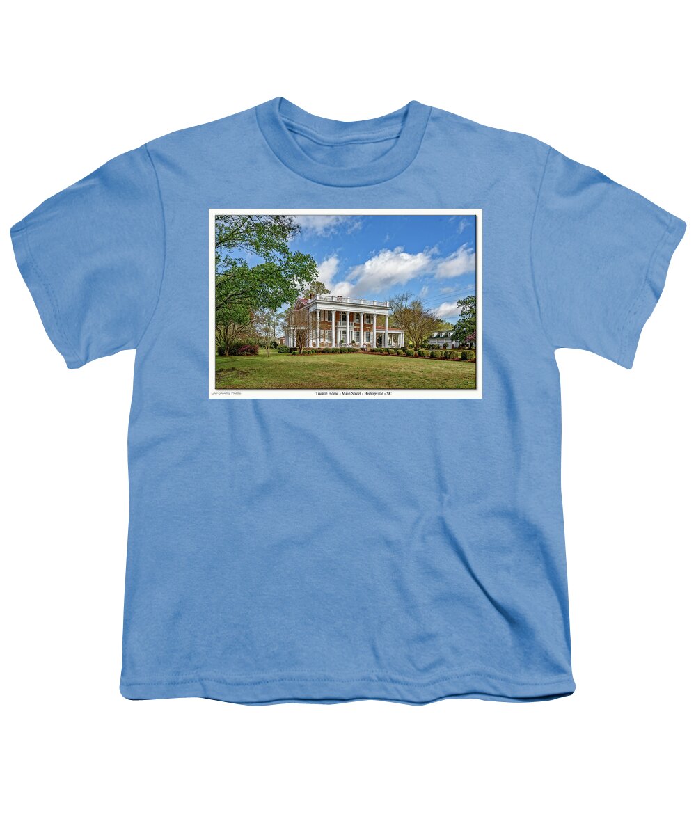 Bishopville Manor Youth T-Shirt featuring the photograph The Manor by Mike Covington