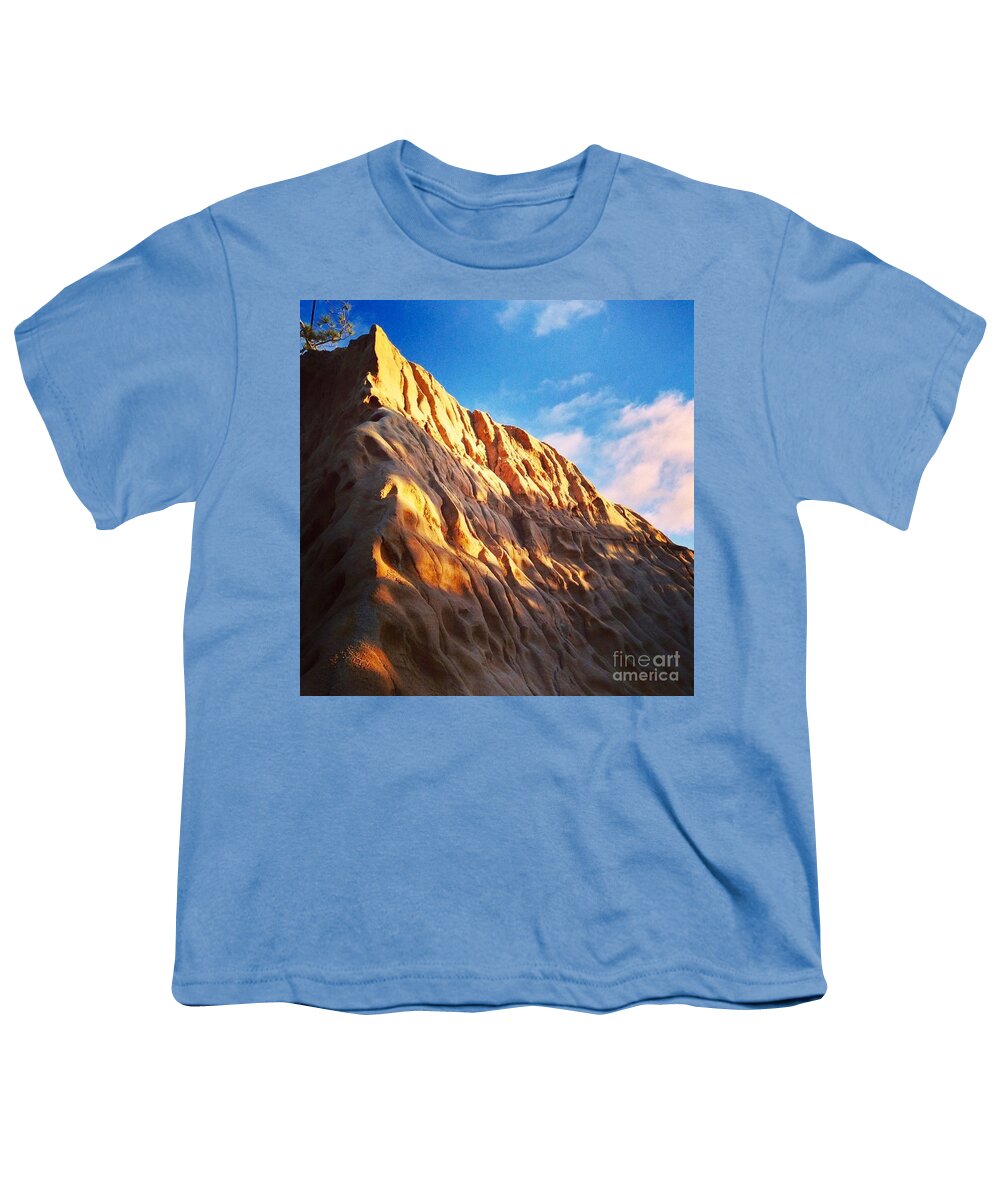 Torrey Pines State Reserve Youth T-Shirt featuring the photograph Torrey Pines State Reserve by Denise Railey