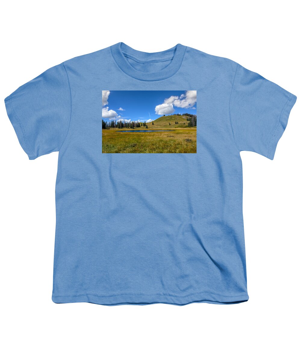 Trujillo Meadow - Colorado Youth T-Shirt featuring the photograph Trujillo Meadow - Colorado by Debra Martz