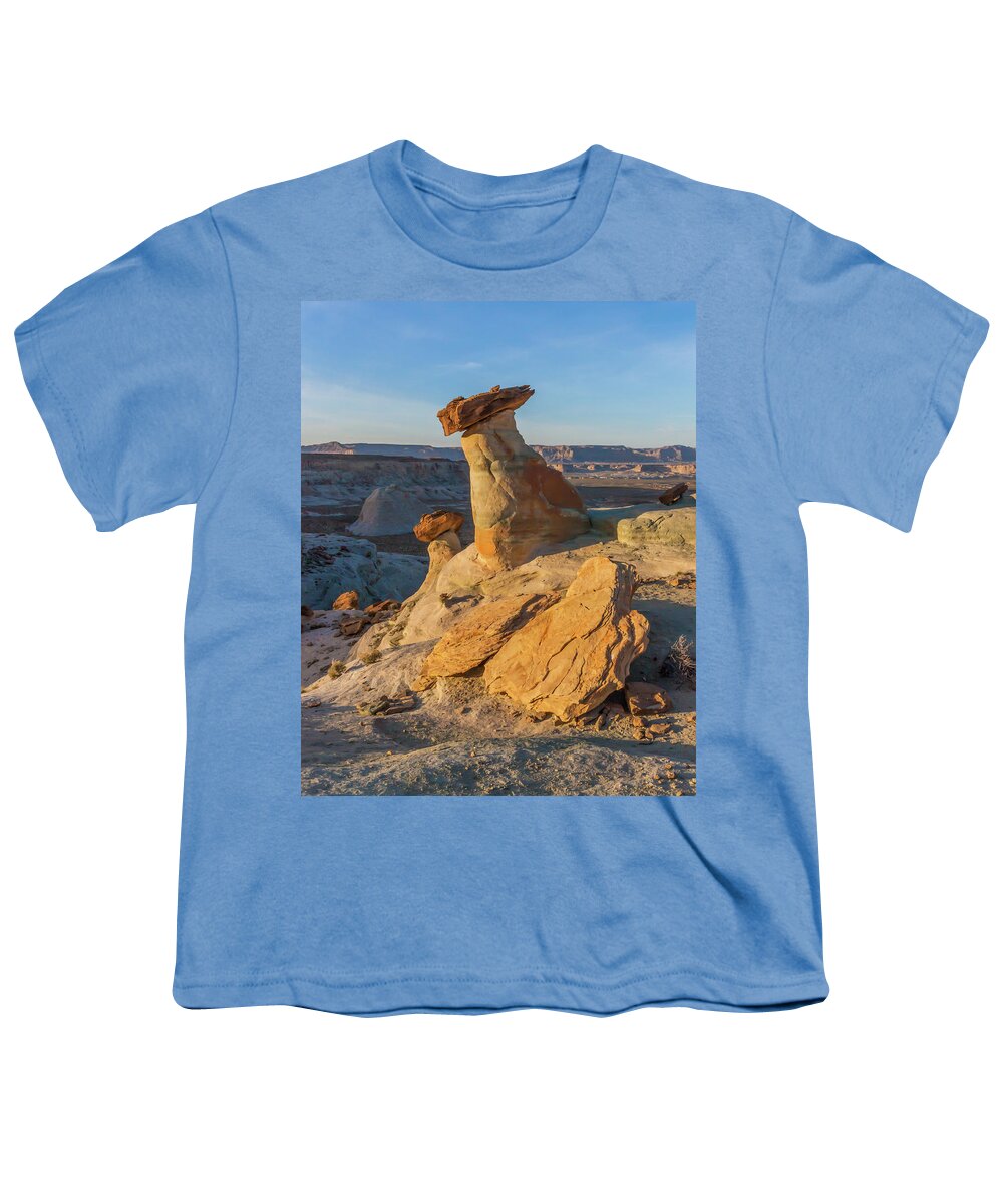 Hoodoos Youth T-Shirt featuring the photograph Utah Hoodoos at Sunset by Lon Dittrick