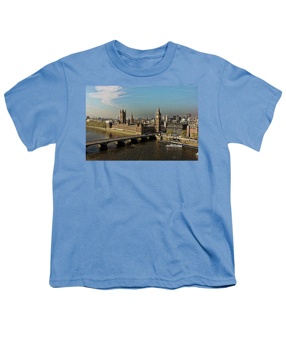 London Youth T-Shirt featuring the photograph View from the Eye by Doolittle Photography and Art