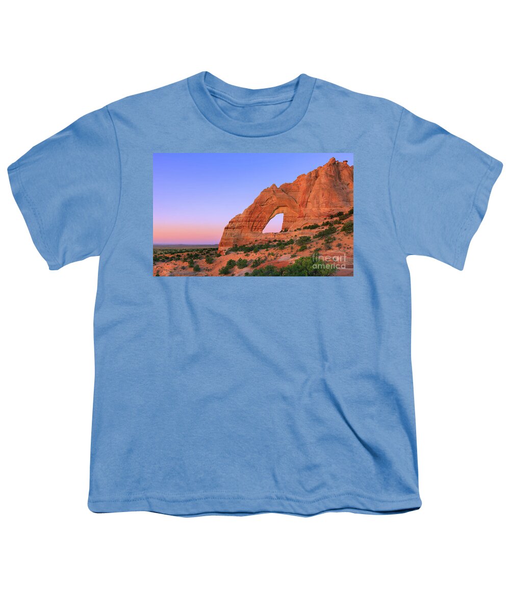 Color Youth T-Shirt featuring the photograph White Mesa Arch by Henk Meijer Photography
