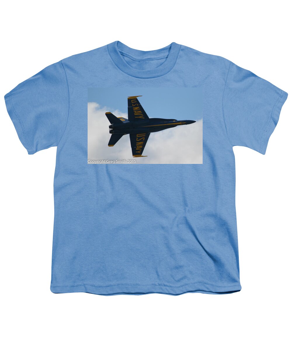 Blue Angels Nas Oceana Youth T-Shirt featuring the photograph Blue Angels NAS Oceana #5 by Greg Smith