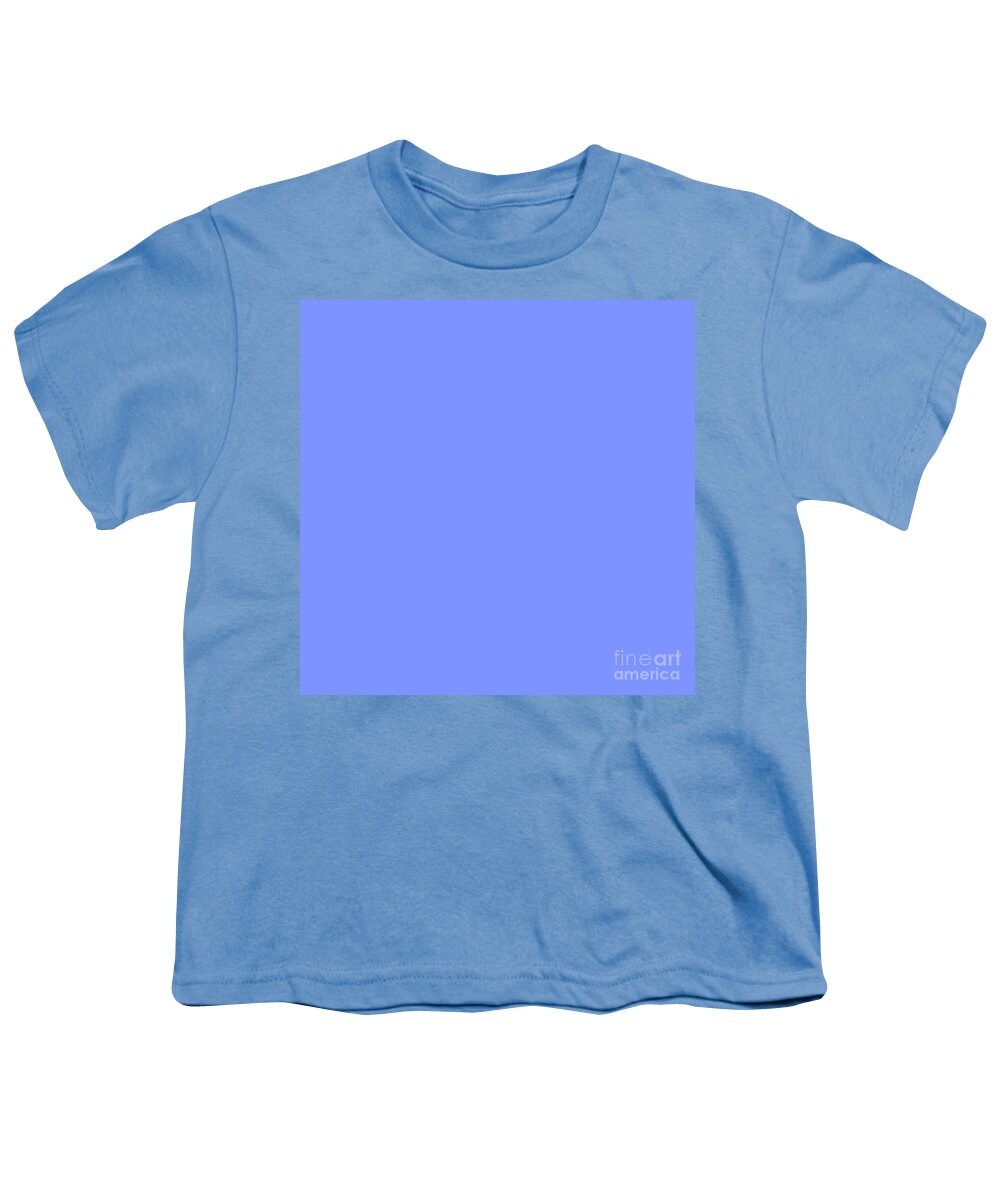 Cornflower Youth T-Shirt featuring the photograph Cornflower Blue by Sharon Mau