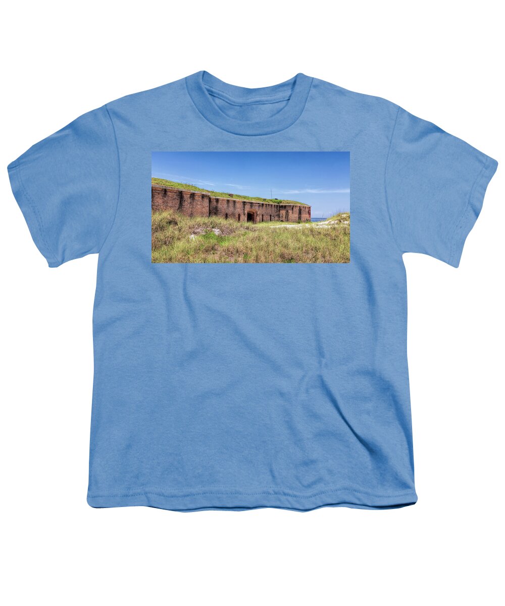 Fort Massachusetts Youth T-Shirt featuring the photograph Historic Fort Massachusetts by Susan Rissi Tregoning