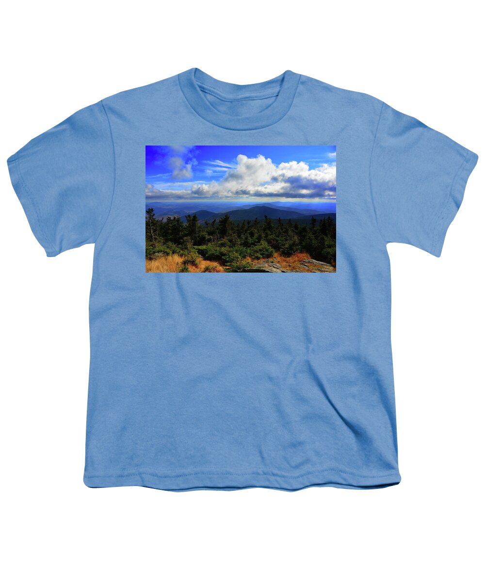 Looking Southeast From Killington Summit Youth T-Shirt featuring the photograph Looking Southeast From Killington Summit by Raymond Salani III
