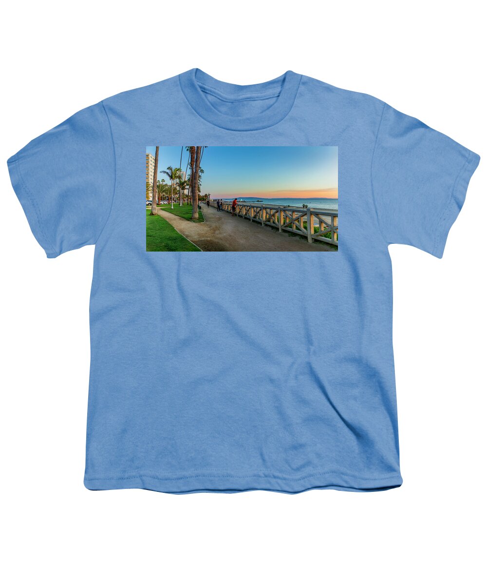 Palisades Park Youth T-Shirt featuring the photograph Palisades Park - Looking South by Gene Parks