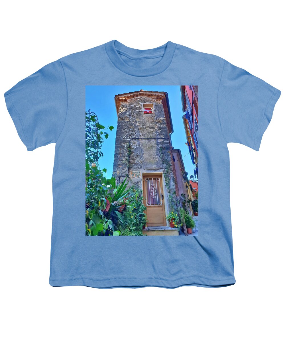 Architecture Youth T-Shirt featuring the photograph The Narrow House by Andrea Whitaker