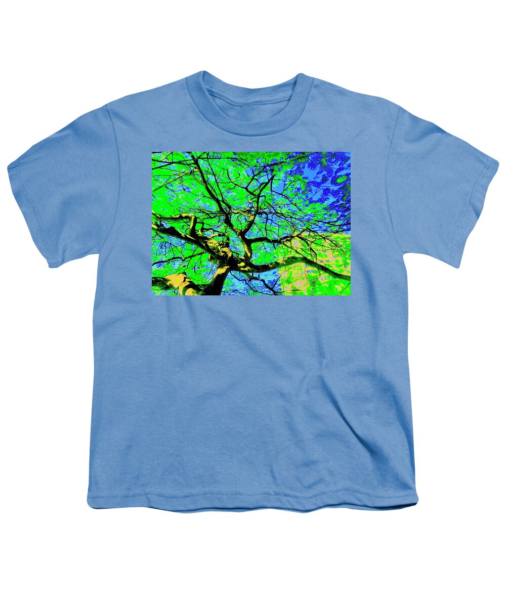 Tree Youth T-Shirt featuring the photograph Up a Tree Three by Debra Grace Addison