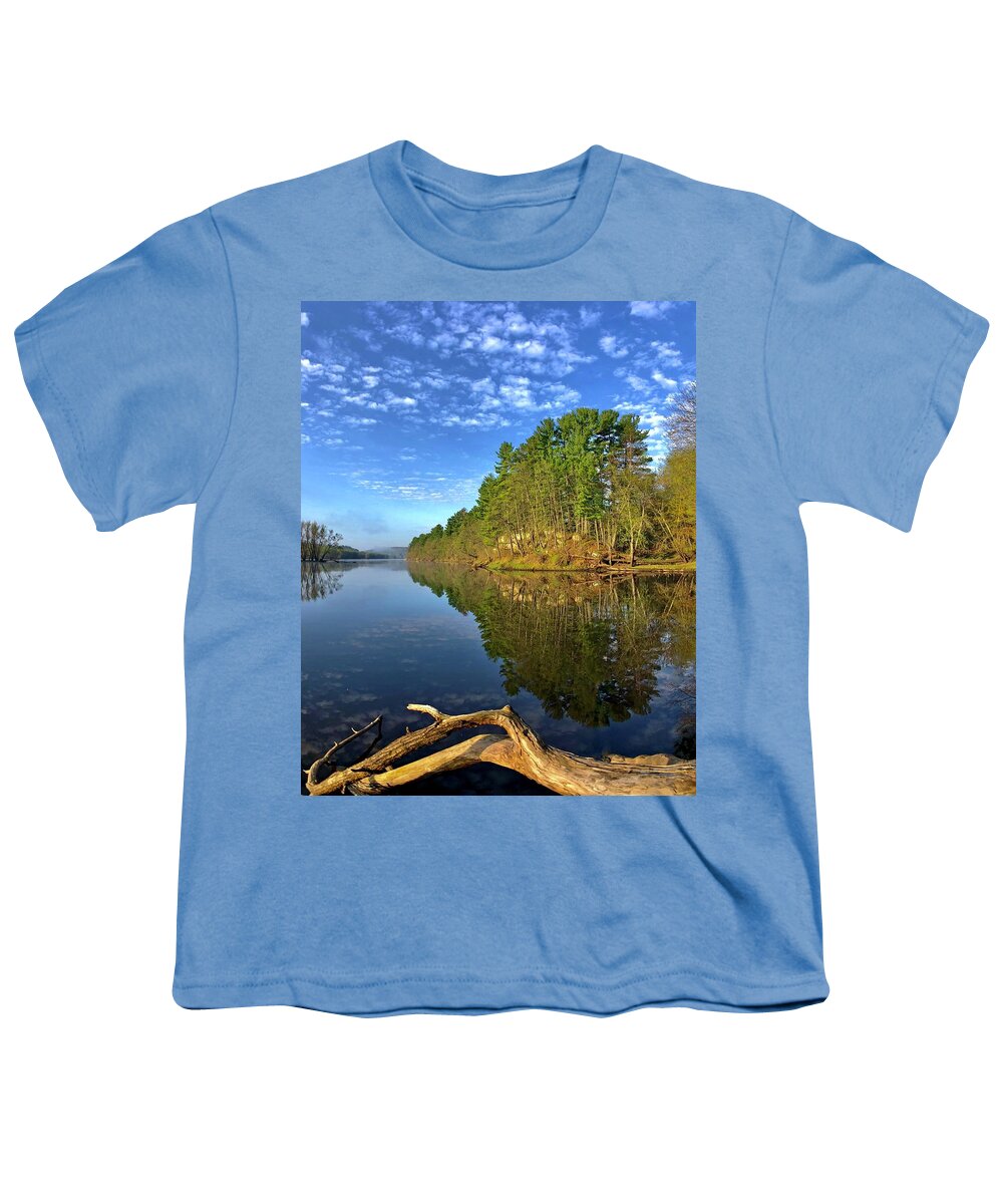 Dawn Youth T-Shirt featuring the photograph Morning Reflection #1 by Sarah Lilja