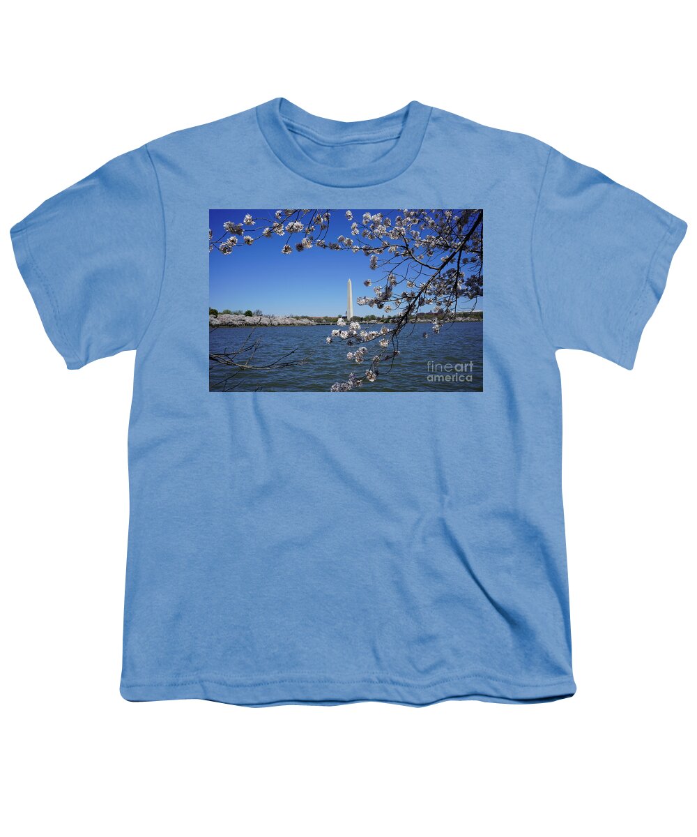  Youth T-Shirt featuring the photograph Cherry Blossoms Washington DC #9 by Annamaria Frost