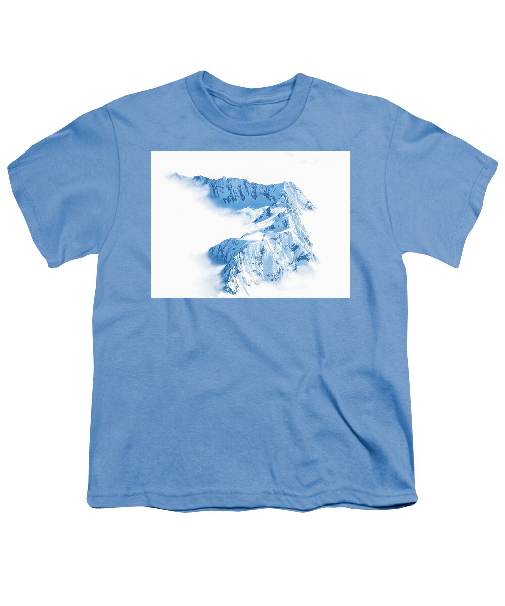 Landscape Youth T-Shirt featuring the photograph A Peak Through the Clouds by Dee Potter