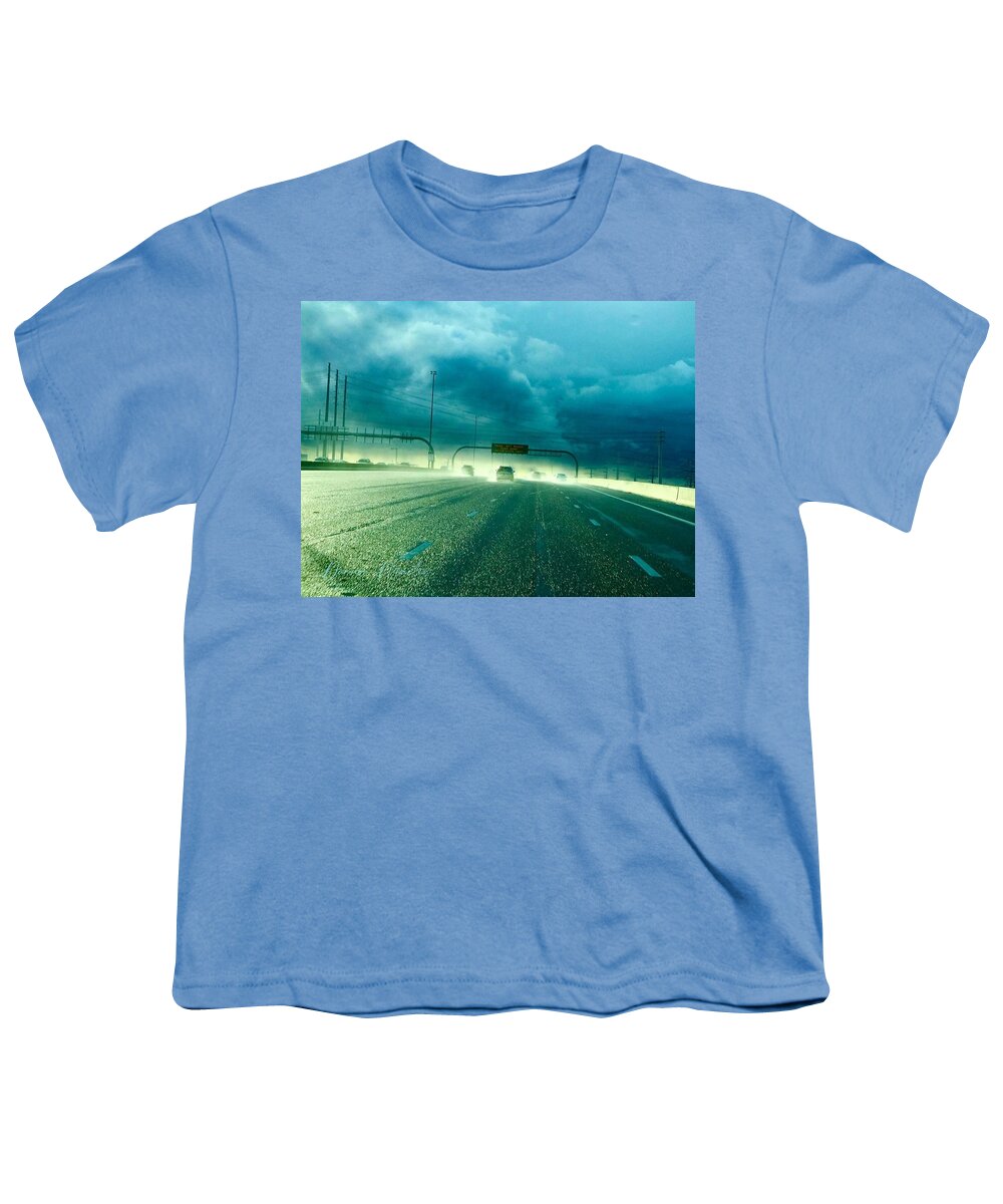 Storm Youth T-Shirt featuring the photograph Arizona Rain Storm by Donna Martin