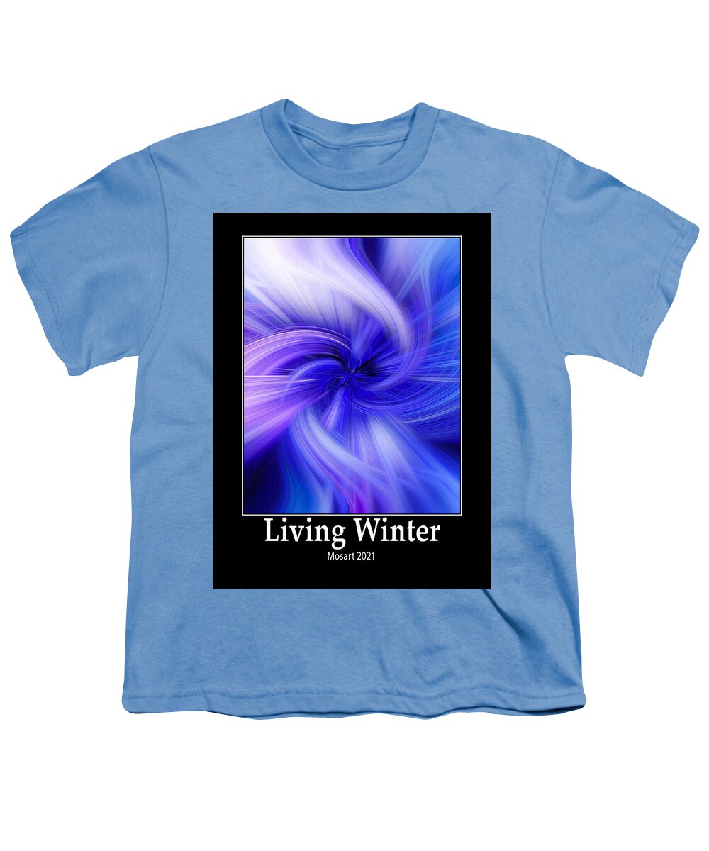 Vector Art Youth T-Shirt featuring the digital art Living Winter by Dujuan Robertson