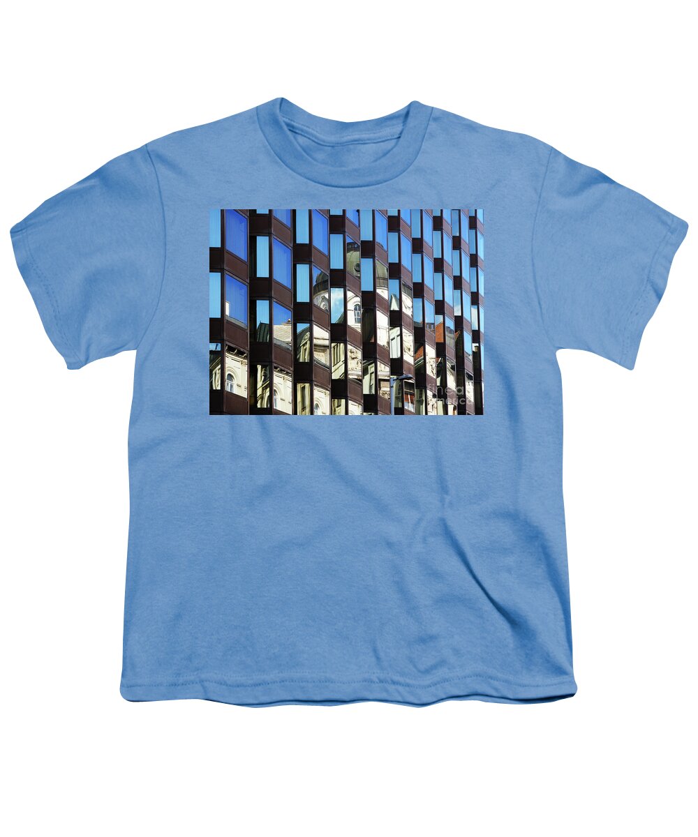 Abstract Youth T-Shirt featuring the photograph Budapest Reflections by Rick Locke - Out of the Corner of My Eye