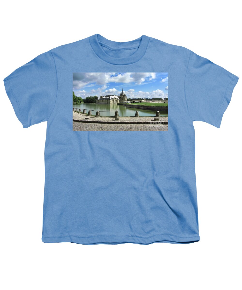 Chateau De Chantilly Youth T-Shirt featuring the photograph CHATEAU DE CHANTILLY-France 1 by Jennie Breeze
