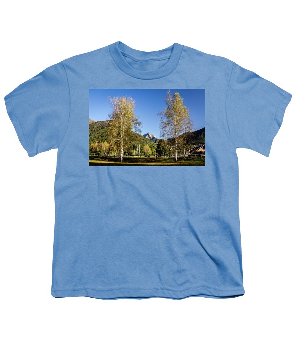 Italy Youth T-Shirt featuring the photograph Fall in Italian Alps by Craig A Walker