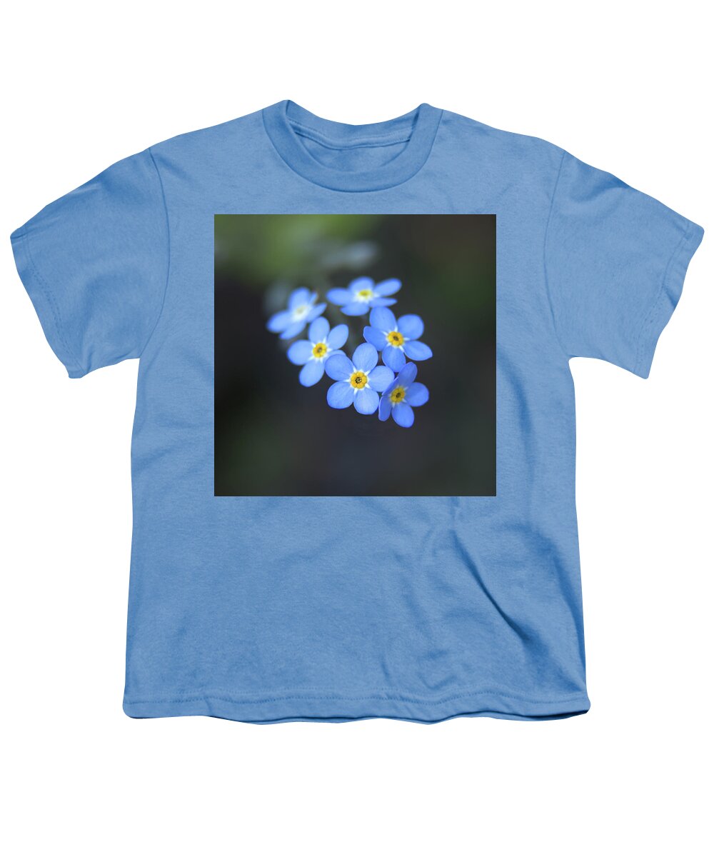 Flower Youth T-Shirt featuring the photograph Forget Me Not by Loyd Towe Photography