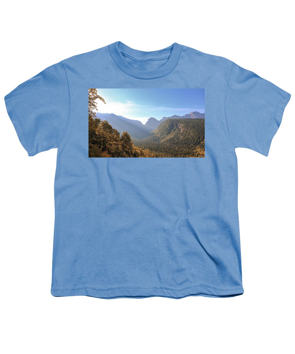 Mountain Youth T-Shirt featuring the photograph Glowing Glacier by Go and Flow Photos