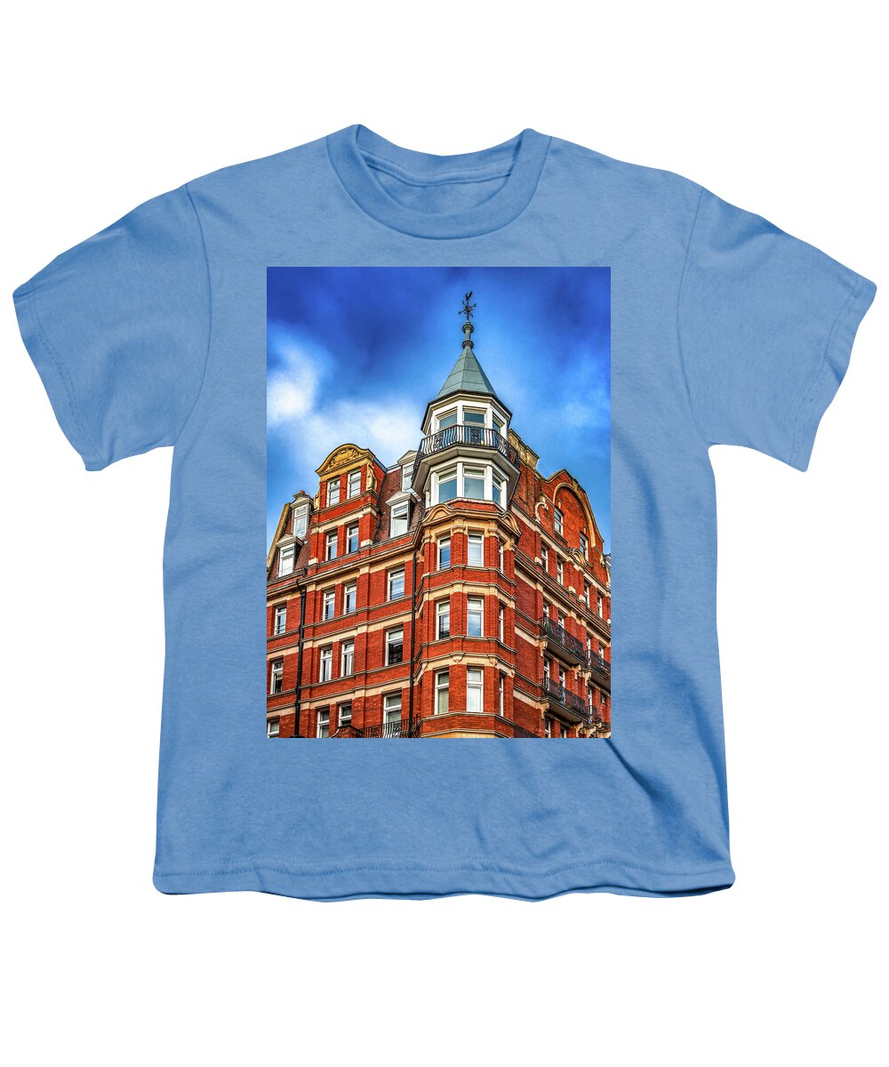 London Youth T-Shirt featuring the photograph High Street Kensington, London by Marcy Wielfaert