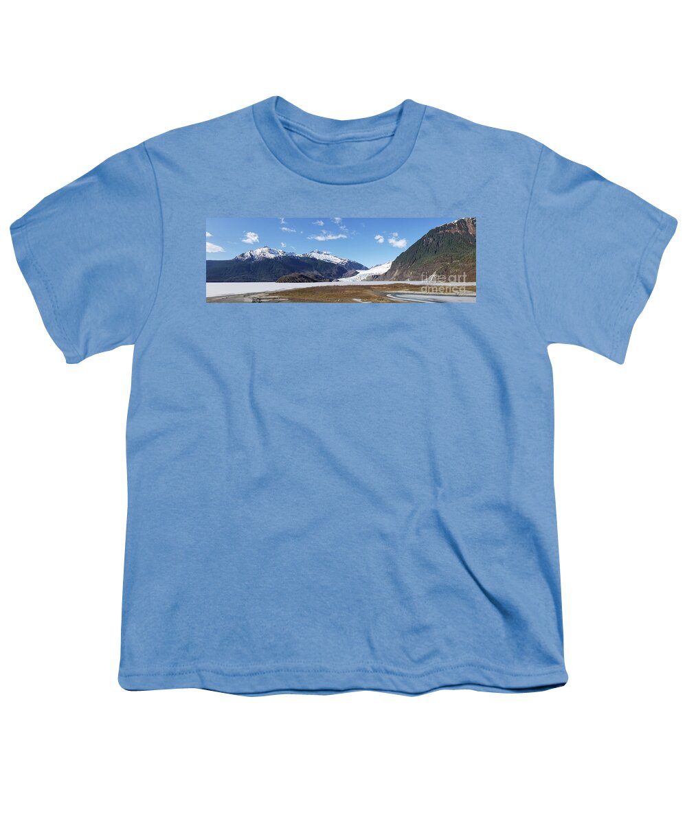 #juneau Youth T-Shirt featuring the photograph McGinnis to the Falls by Charles Vice