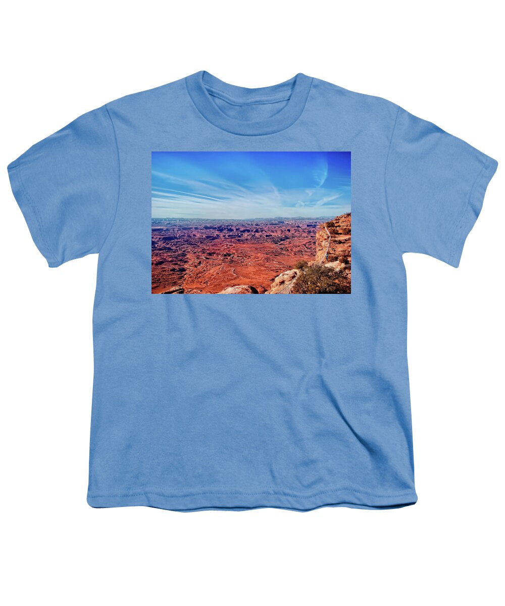 Moab Utah Youth T-Shirt featuring the photograph Moab by Cathy Anderson