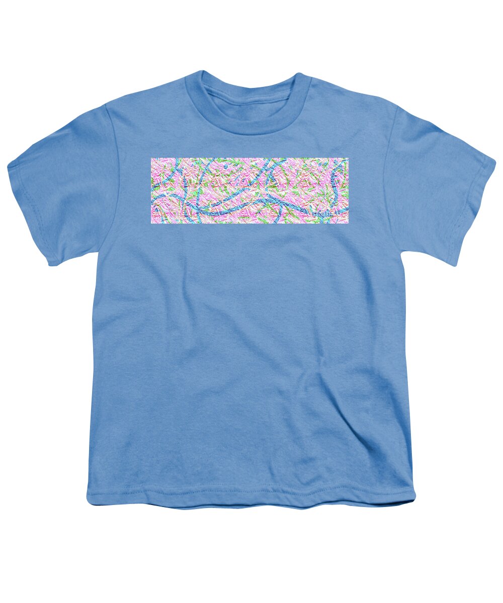 Abstract Youth T-Shirt featuring the digital art Restored Delight by Bentley Davis