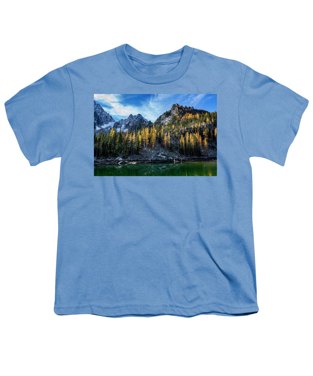 Enchantments Youth T-Shirt featuring the photograph The Enchantments - Larches 2 by Pelo Blanco Photo