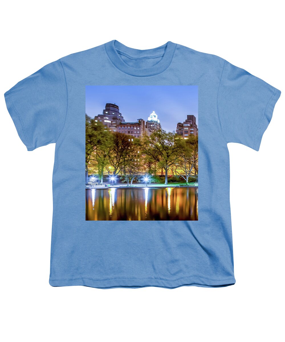 Upper East Side Youth T-Shirt featuring the photograph Upper East Side Reflections Triptych_1 by Az Jackson