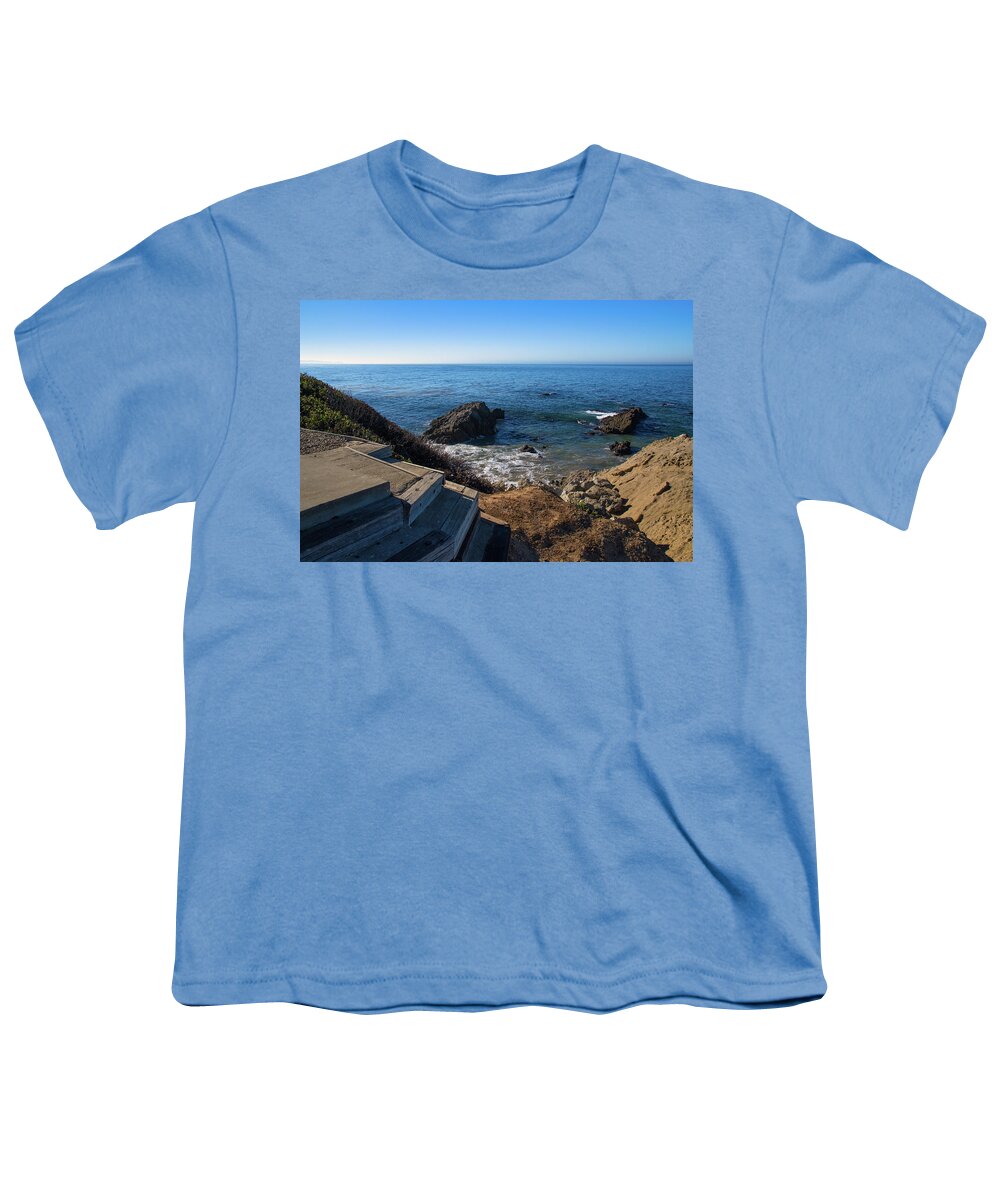 Blue Sky Youth T-Shirt featuring the photograph Watch Your Step by Matthew DeGrushe