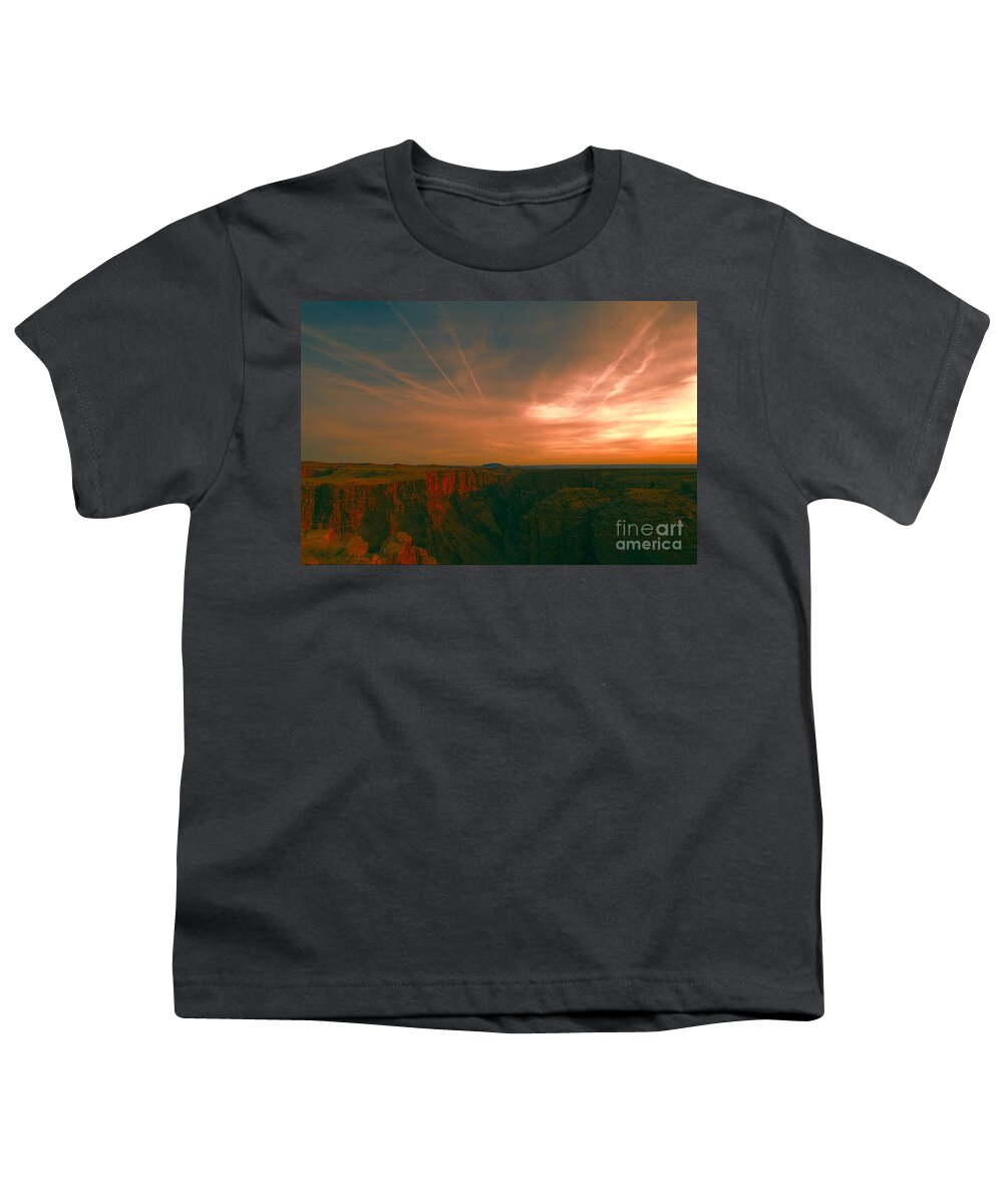Color Youth T-Shirt featuring the photograph Color of the Grand Canyon South Rim V8 #1 by Douglas Barnard