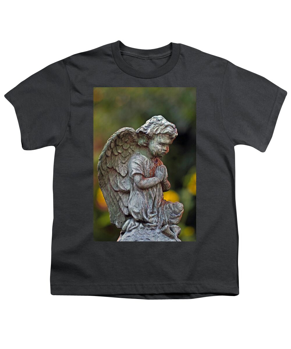 Angel Youth T-Shirt featuring the photograph Guardian Angel #1 by Jerry Gammon