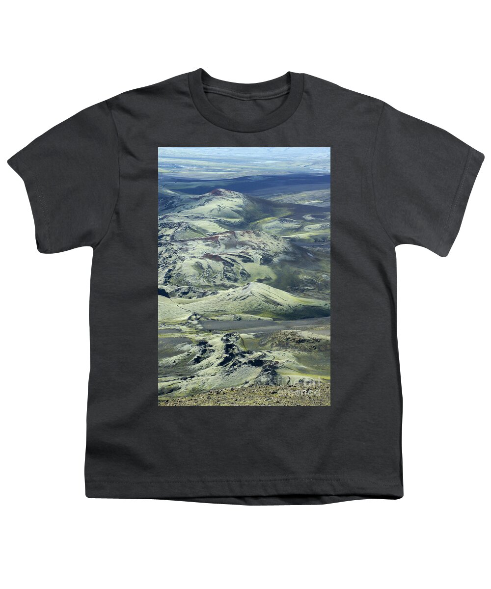 Prott Youth T-Shirt featuring the photograph Lakagigar Iceland by Rudi Prott