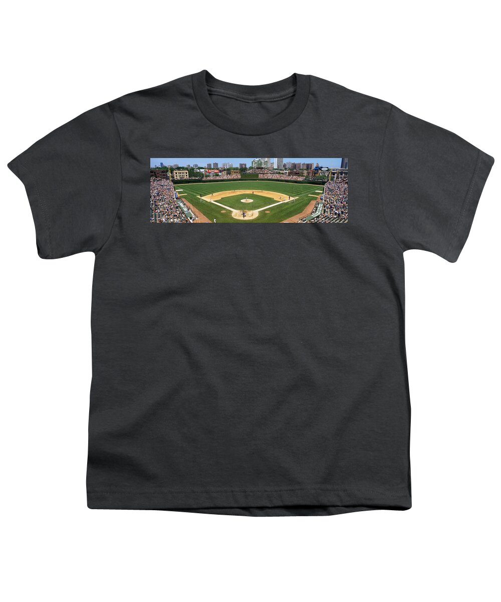 Usa, Illinois, Chicago, Cubs, Baseball Youth T-Shirt by Panoramic Images -  Pixels