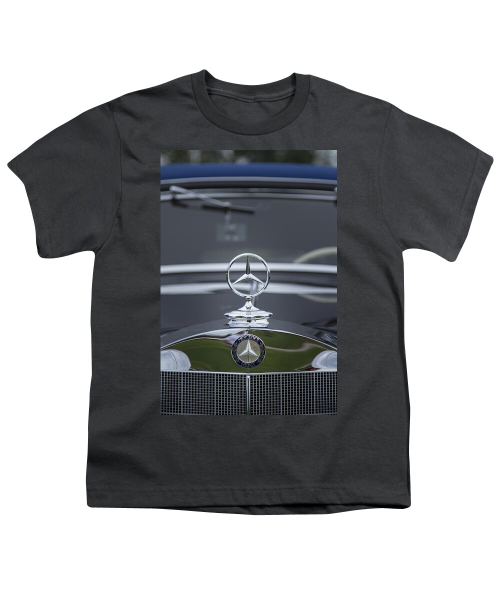 1937 Youth T-Shirt featuring the photograph 1937 Mercedes Benz by Jack R Perry