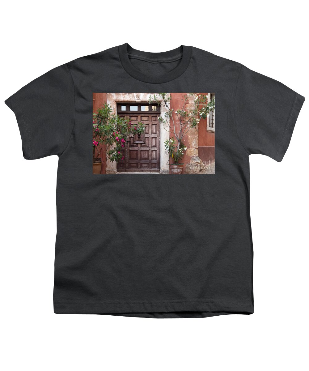 Wood Youth T-Shirt featuring the photograph Roussillon Door #2 by Brian Jannsen