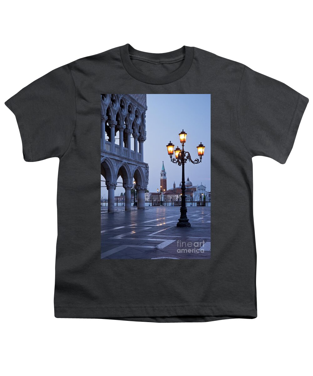 Venice Youth T-Shirt featuring the photograph Venice Dawn #1 by Brian Jannsen