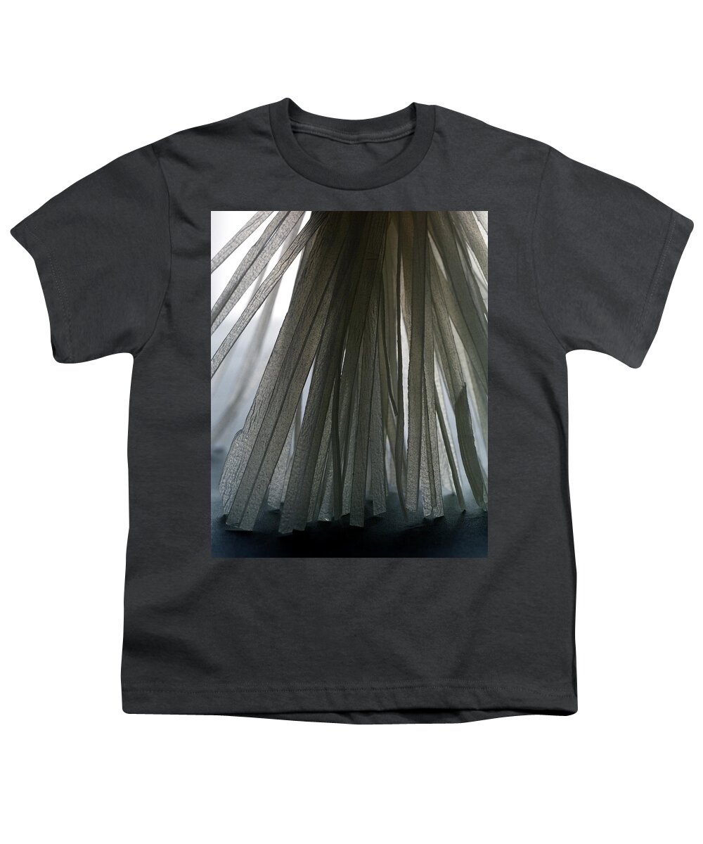 Cooking Youth T-Shirt featuring the photograph A Bunch Of Tagliolini Pasta by Romulo Yanes