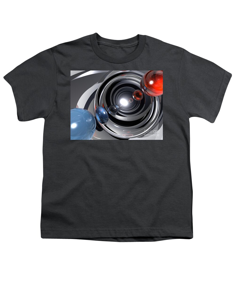 Surreal Youth T-Shirt featuring the digital art Abstract Camera Lens by Phil Perkins