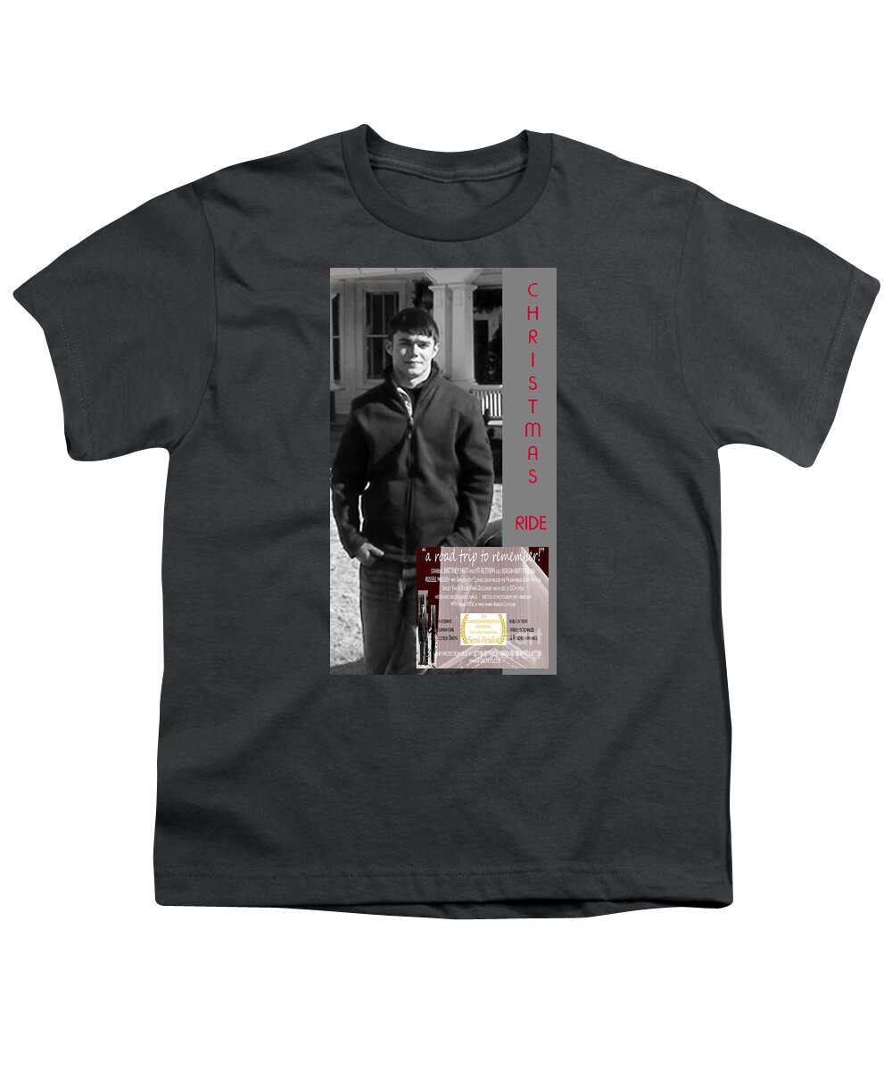 Movie Posters Youth T-Shirt featuring the digital art Actor in Christmas Ride Film by Karen Francis