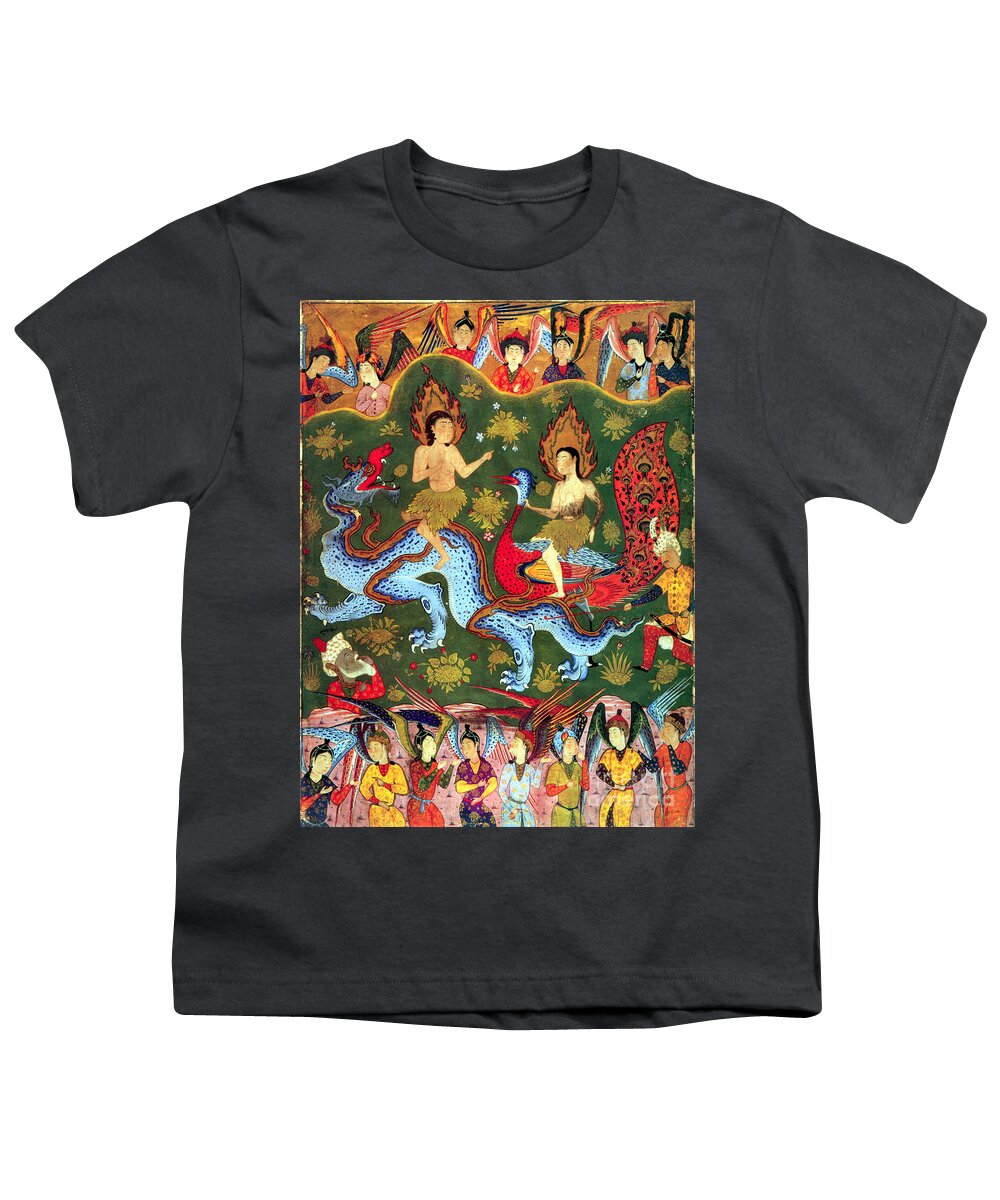 Religion Youth T-Shirt featuring the photograph Adam And Eve Cast From The Garden by Photo Researchers