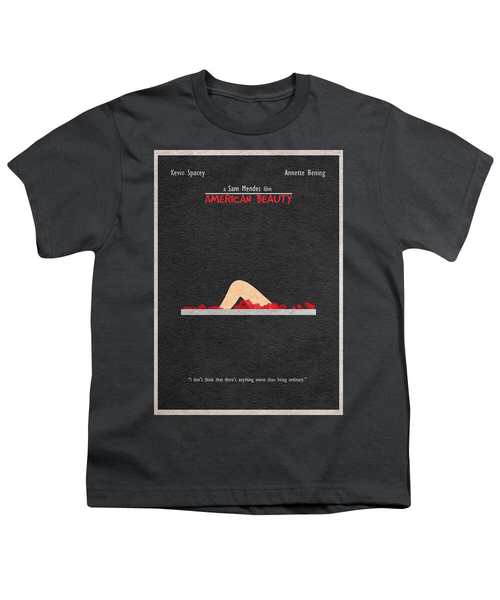 American Beauty Youth T-Shirt featuring the digital art American Beauty by Inspirowl Design